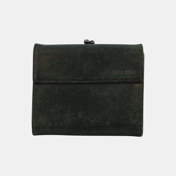 Miu Miu Leather Coin Purse – Compact Designer Essential - Picture 1 of 5